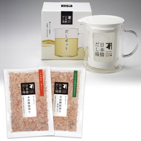 【化粧箱入り ギフトセット】だしポット キット