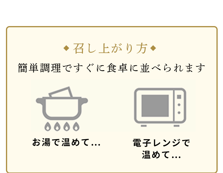 お召し上がり方