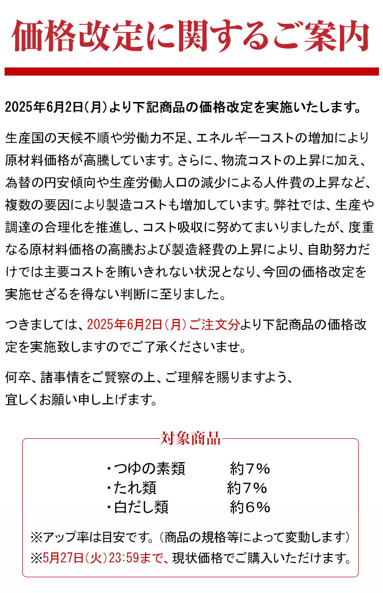 価格改定