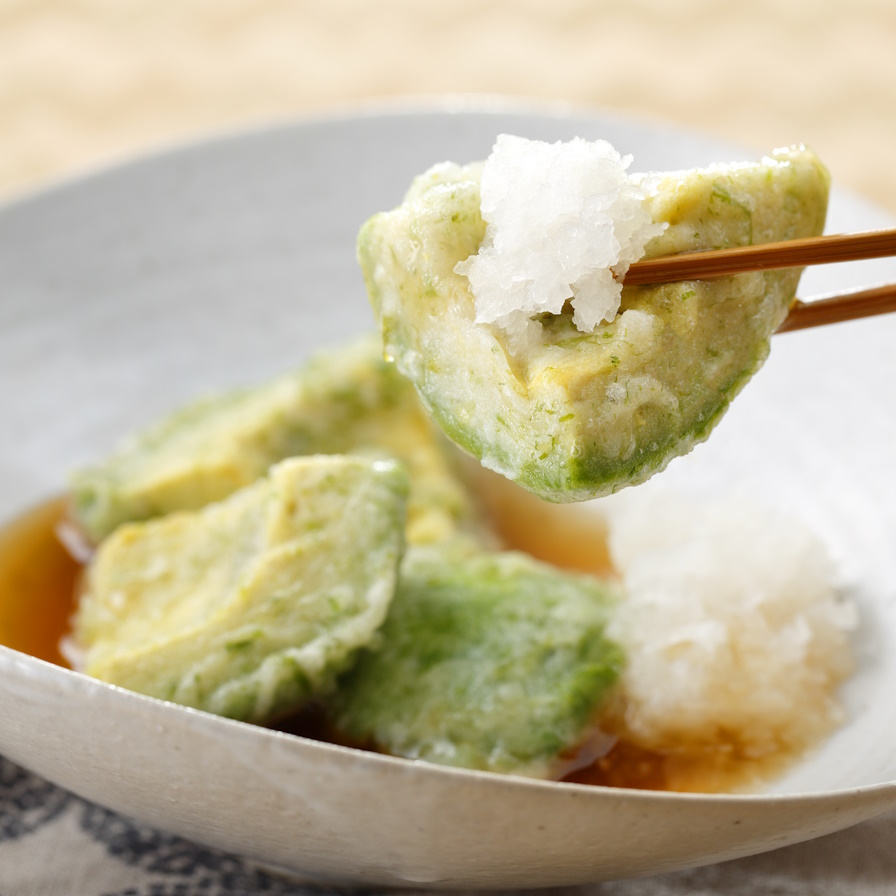 アボカドの磯辺揚げだし