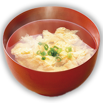 ふわっと玉子のお吸い物