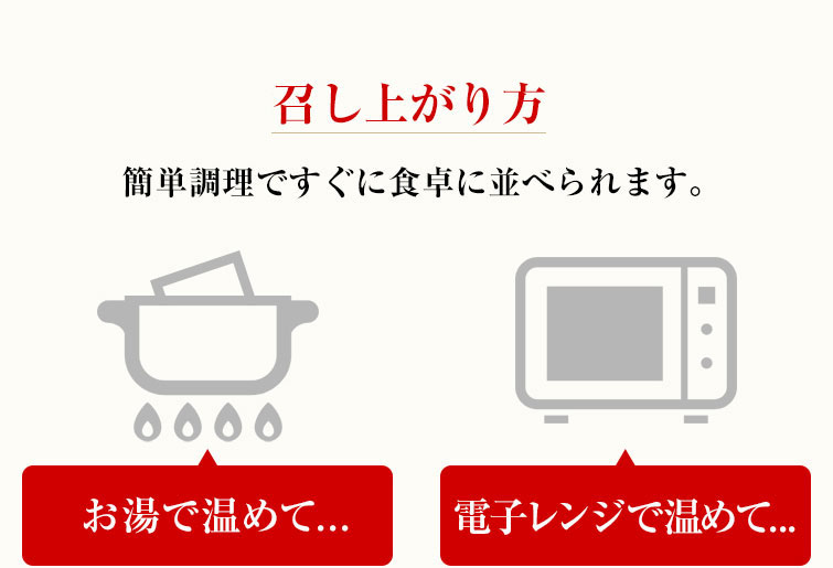 お召し上がり方