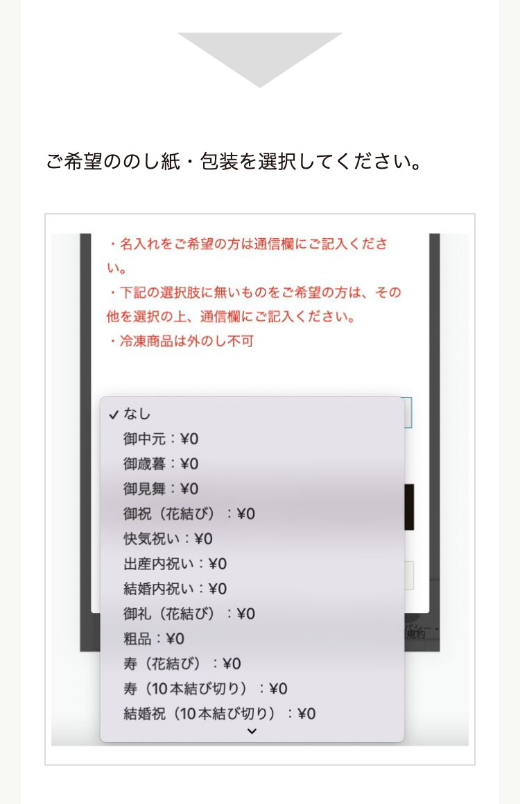 のしについて