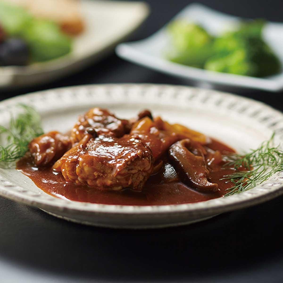 至福の一菜 惣菜詰合せ (5袋入り) 熟成ヒレ肉ときのこのビーフシチュー